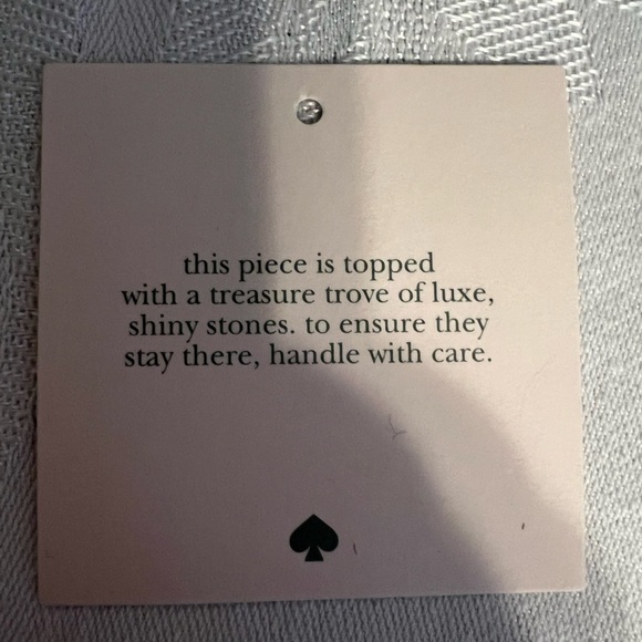 Kate Spade light denim Amelia jeweled medium convertible flap shoulder bag - Picture 12 of 13